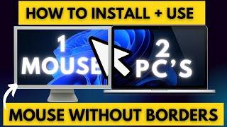 How To Use Mouse Without Borders! [2024!]