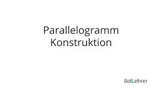 Parallelogramm Konstruktion