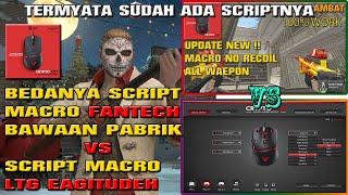 NO RECOIL GAK HARUS SETTING di FANTECH CRYPTO VX7..? INI DIA PERBEDAAN NYA #mousegaming #ltg