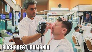  Head Massage & Romanian Hair Styling at Frizebad Barbershop | Bucharest Romania