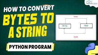 Converting Bytes to String in Python - Complete Program for Beginners 