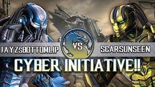 Mortal Kombat X: Scarsunseen vs JayZsbottomLip FT10 (CYBER INITIATIVES!)