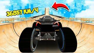 MONSTER TRUCK Jackson Storm vs MEGA RAMP in GTA 5! EXPERIMENT in GTA 5!