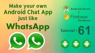 Chat App with Firebase - Android Studio Chat Application - Delete Message (Text, Image & File)