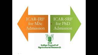 ICAR - JRF AND SRF IMPORTANT INFORMATION || ICAR AIEEA (PG) || || ICAR AICE-JRF/SRF (Ph.D) ||