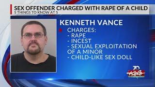 Sex offender back behind bars for rape of a minor