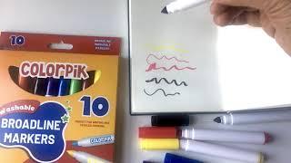 COLORPIK WASHABLE MARKERS