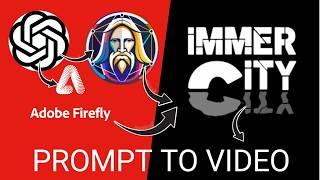 POMPT TO VIDEO | chatGPT | Lenardo | Immercity | Adobe Firefly |@RATANAGARWALITINFORMER