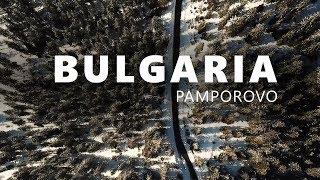 Drone footage over Pamporovo, Bulgaria