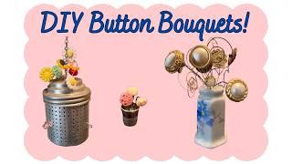 Crafting a Button Bouquet: DIY Home Decor