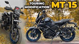 TOURING MODIFICATION | ON MT 15 | FULL LOADED FOR TOURING | HAND GOURD, CRESH GOURD, LONG VISOR |