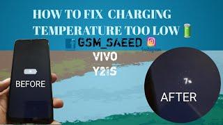 vivo y21 temperature too low charging stopped#gsm_saeed#charging#mobilerepairing