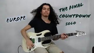 Europe - The Final Countdown - Guitar Solo | David Slleynad