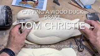 Drake Wood Duck Session 4 - Roughing Out the Body