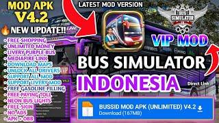 UPDATE! Bus Simulator Indonesia Mod Menu v4.2 For Android 2024 | BUSSID Unlimited Money and Shopping