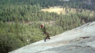 El Capitan Rope Swing in Yosemite