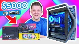 Building an INSANE $5000 Gaming PC Build!  [ft. RTX 4090 & ASUS Hyperion BTF]