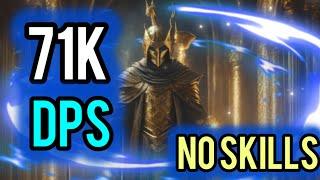 ESO SUPER EASY! 71K Dps Simple Sorcerer One Bar Heavy Attack Build PVE Update 41