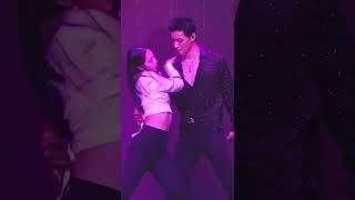 JayB (Got7 JB) dance with female dancer at Fancon „Nostalgic“