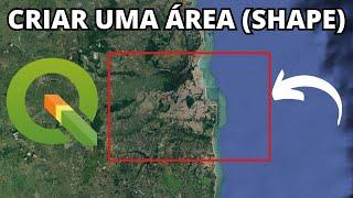 COMO CRIAR UMA ÁREA (SHAPE) NO QGIS