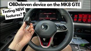 Experiencing the features of the OBDeleven w/ the MK8 GTI!!