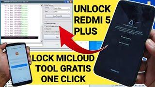 Unlock Mi Account Redmi 5 Plus and bypass FRP Google account with a free tool