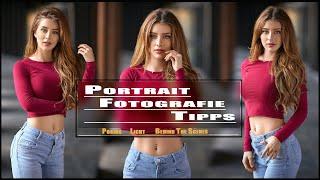 Portrait Fotografie mit Tageslicht /Tipps / Posing Behind the Scene