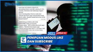 Viral Warga Depok jadi Korban Penipuan Modus Kerja Like dan Subscribe Youtube