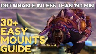 30+ Easy Mounts You Can Get in Less Than 19.1 Minutes in World of Warcraft | Shadowlands | Guide