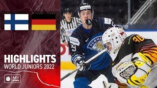 Finnland vs. Deutschland 3:1 – Highlights U20-WM I World Juniors 2022