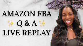 Amazon FBA Beginner's Q&A Livestream | Answering Your Questions