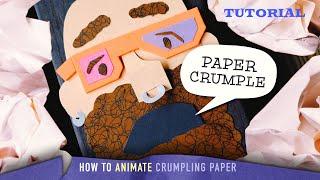 How to Animate Paper Crumpling