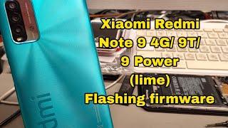 How to Flash Xiaomi Redmi Note 9 4G / 9T / 9 Power (lime), with Unlocktool.