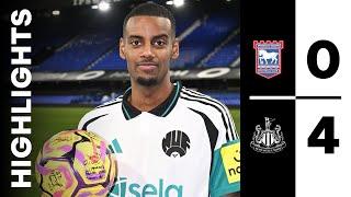 Ipswich Town 0 Newcastle United 4 | Premier League Highlights | Isak Hits a Hat-Trick!