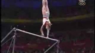 Simona Amanar - 2000 Olympics Team Finals - Uneven Bars