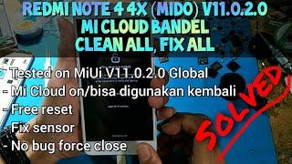 Unlock Mi Cloud Redmi Note 4 Mido | Clean All Fix All | Latest MiUi FREE