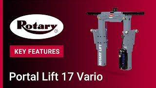 Rotary Portal Lift 17 Vario - Key Features