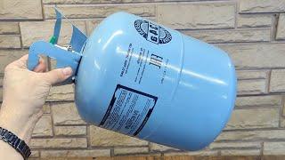 After learning this secret, you will never throw away an empty freon tank. A brilliant idea