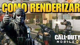 COMO RENDERIZAR - CALL OF DUTY MOBILE - BUG NAO RENDERIZA