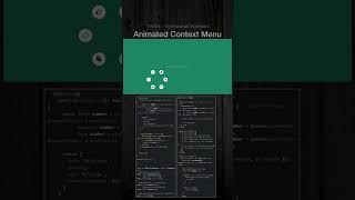 Animated Context Menu css react