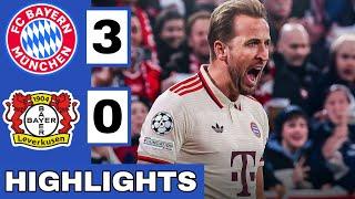 Bayern Munich vs Bayer Leverkusen (3-0) Extended HIGHLIGHTS | UEFA Champions League Round Of 16