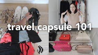 How To Build A TRAVEL Capsule Wardrobe (Step-by-step Guide)