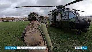 Les militaires du 8e RPIMa simulent un conflit dans la Montagne Noire