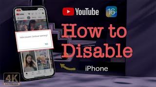 [WORK] One Way to Stop Youtube Paused Automatically on iPhone