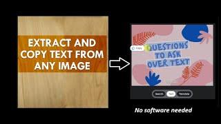 How to copy text from image 2023 | no software no needed