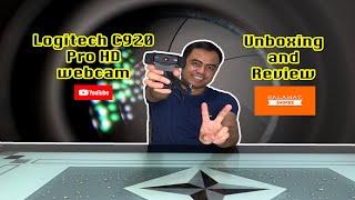 Logitech C920 PRO HD webcam Unboxing and review