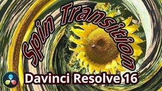 Davinci Resolve 16 Spin Transition