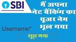 [Hindi] Forgot SBI Username / How To Get Username SBI