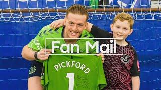 FAN MAIL: JORDAN PICKFORD SURPRISES HIS BIGGEST FAN!