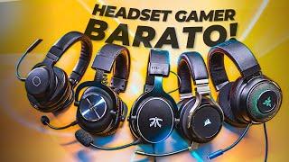 TOP 10 MELHORES Headset Gamer BOM e BARATO Custo Benefício 2024 (Áudio e Microfone INCRIVEL)